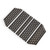 GrillGrate® for PK360, black metal grilling grates with white dots designed for outdoor barbecue grilling.