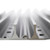 GrillGrate® for PK360, close-up image showing aluminum grilling grate with raised rails and slotted holes for superior heat distribution.