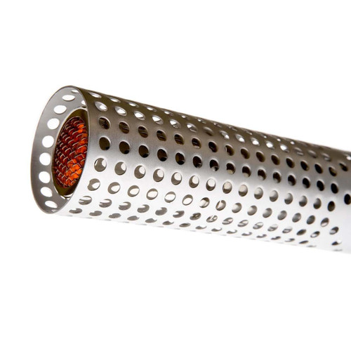 PK Grills Looft Air Lighter 1 - Charcoal Starter, stainless steel cylindrical chimney with perforated sides and a red heating element at the top for efficient charcoal ignition.