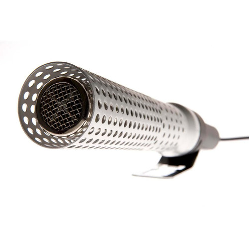 PK Grills Looft Air Lighter 1 - Charcoal Starter, cylindrical electric charcoal starter with a perforated metal surface for efficient ignition.