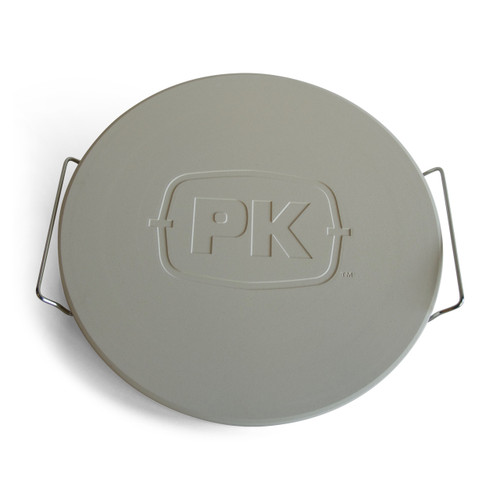 PK Grills PK Pizza Stone, round ceramic pizza stone for outdoor grills.