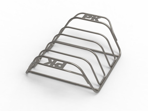 PK Grills PK Rib King Rib Rack, stainless steel rib rack for grilling ribs and meat.