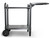 PK Grills PK300 Cart - Graphite, modern black grilling cart with wheels and side table for outdoor cooking.