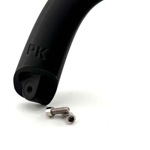 PK Grills PK300 Lid Handle, black plastic lid handle with mounting screw for grill lid.