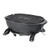 PK Grills PKGO Hibachi, portable tabletop charcoal grill with foldable legs and grilling grate.