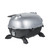 PK Grills PKGO w/ FlipKit, portable black and silver charcoal grill with handle and sturdy legs for outdoor grilling.