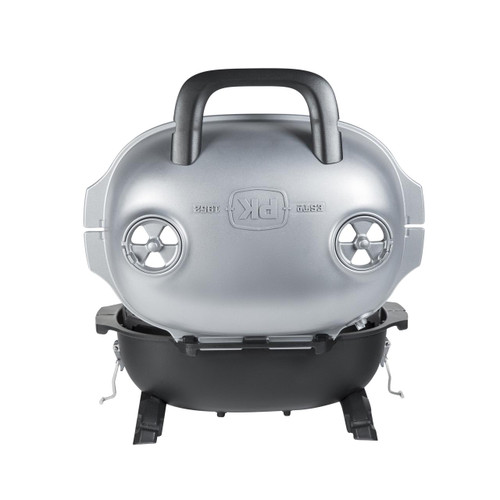 PK Grills PKGO with FlipKit, portable mini pellet grill with foldable feet and flip-up lid for outdoor cooking and grilling.