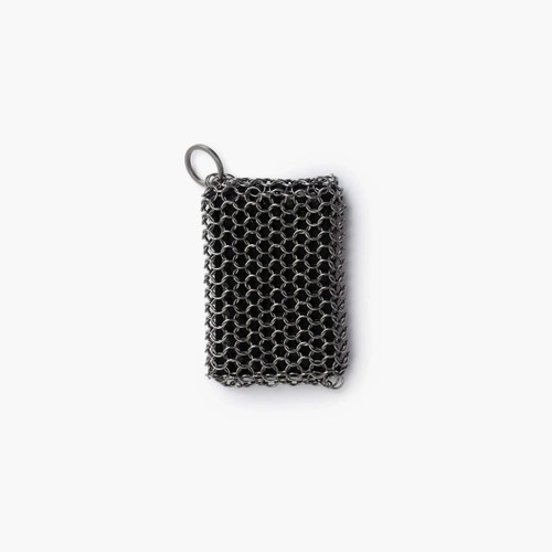 PK Grills Stainless Steel Cleaning Mesh Scrubber, durable metal wire scrubber for grill and cookware cleaning.
