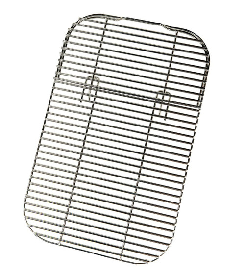 Product PK Grills STAINLESS STEEL COOKING GRID & CHARCOAL GRATE FOR PK300 AND PK300AF, stainless steel grill and charcoal grate for PK grills with a grid pattern.