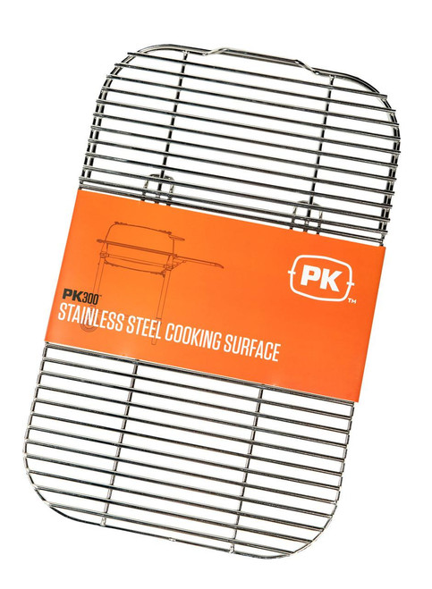 PK Grills STAINLESS STEEL COOKING GRID & CHARCOAL GRATE FOR PK300 AND PK300AF, stainless steel grilling surface and charcoal grate for PK grills.
