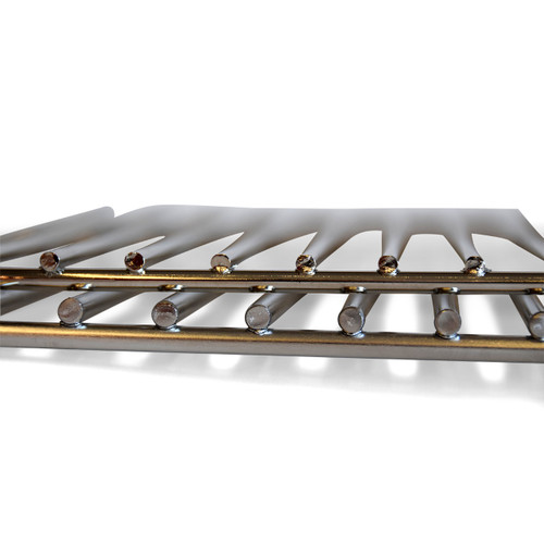 PK Grills Stainless Steel Cooking Grid for Original PK, close-up of the durable stainless steel grill grate with a chrome finish designed for even heat distribution.