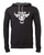 PK Grills Team PK Sweatshirt, black hoodie with white graphic of a bull's head and the text 'TEAM PK' on the front.