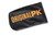 PK Grills The NEW PK300 Slim Cover, black protective outdoor grill cover with orange logo branding.