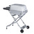 PK Grills The Original PKTX Grill & Smoker - Classic Silver, stainless steel portable grill and smoker with stand and wheels.
