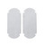 PK360 Replacement Stainless Steel Ash Covers, pair of lightweight, durable ash covers with 'PK' embossed on top, designed for outdoor grills or BBQs.